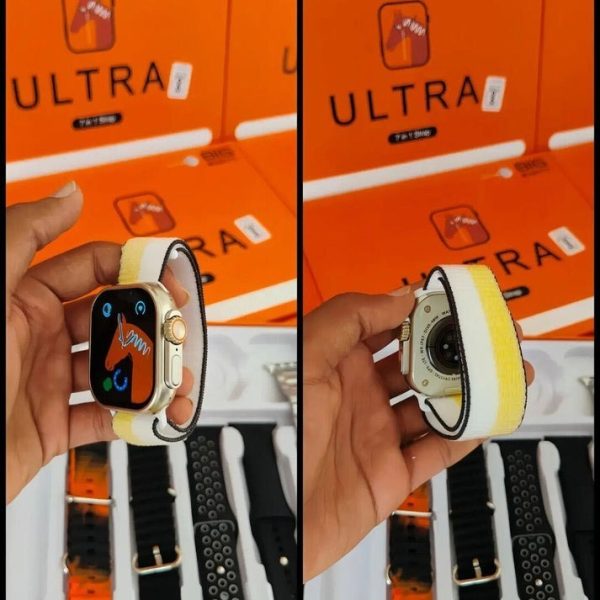 7-in-1 Ultra Smart Watch – Advanced Multi-feature Fitness Tracker With Heart Rate Monitor, Sleep Tracking, Bluetooth Calling, Sports Modes & More Random Color Straps
